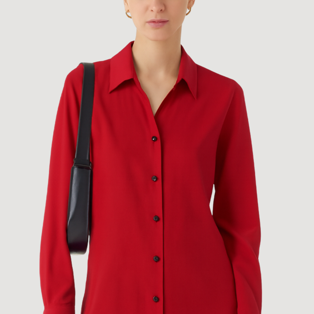 Rouge - Cotton  Button Down Shirt