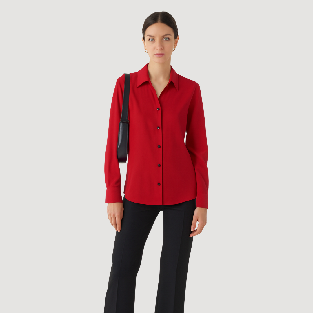 Rouge - Cotton  Button Down Shirt