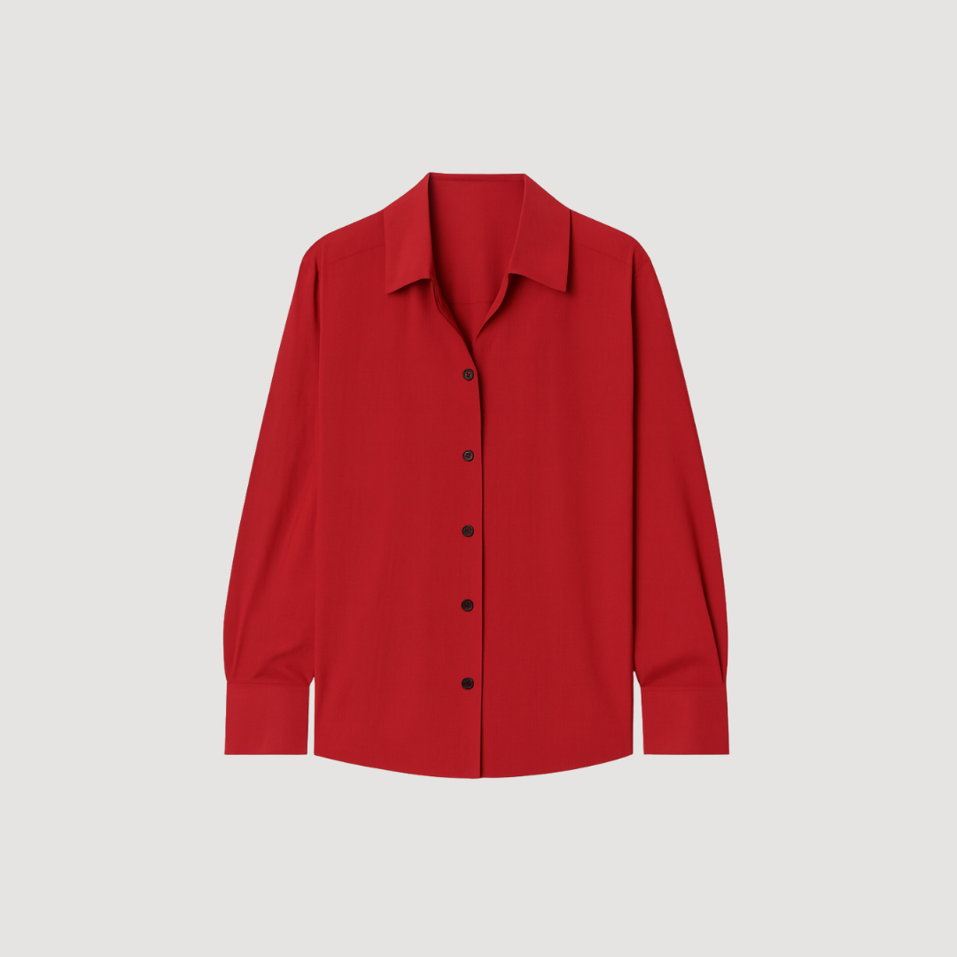 Rouge - Cotton  Button Down Shirt